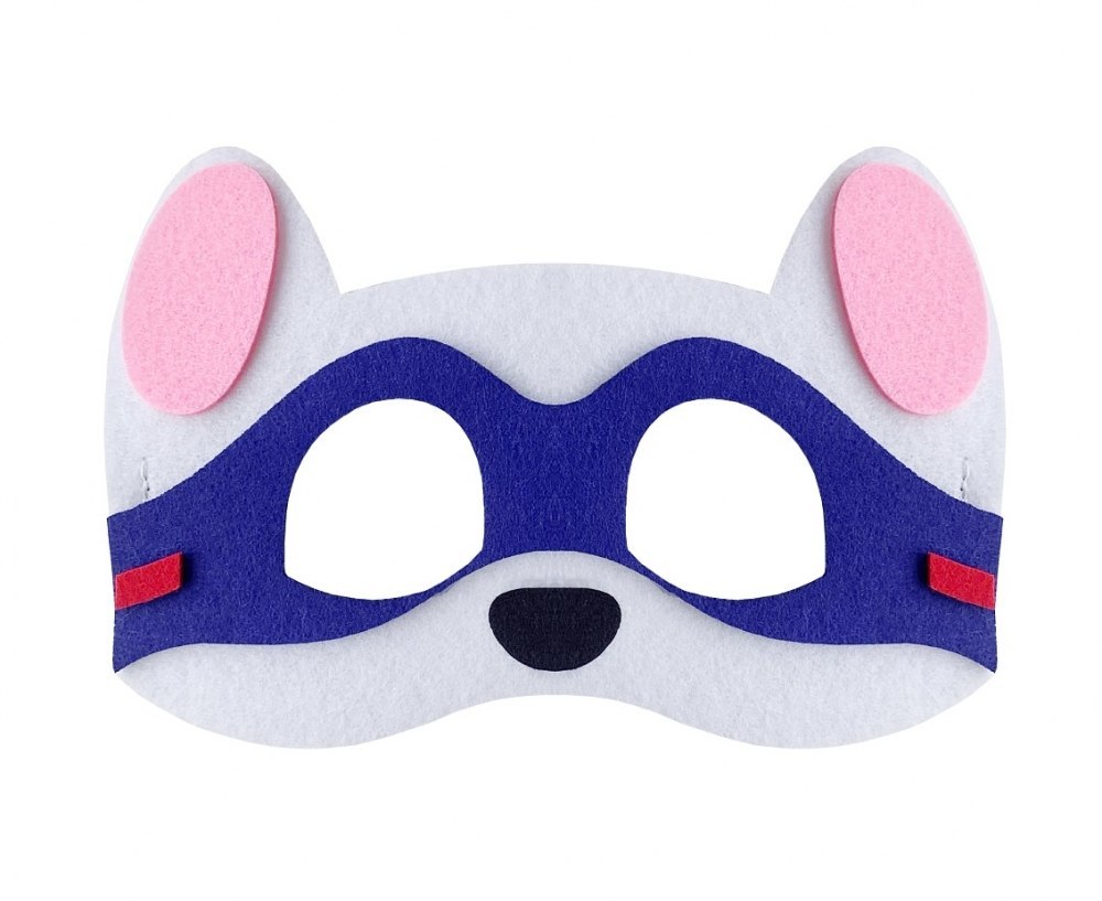 DOG BRIGADE FELT MASK - SUPERHERO, 18X12 CM GODAN